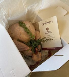 Order your Free Range Goose or Turkey online today